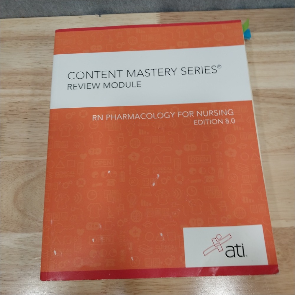 ATI Nursing RN Pharmacology for Nursing Edition 8.0 Review Module Orange